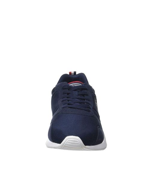 Le Coq Sportif Blue Lcs R600 Mesh Trainers for men