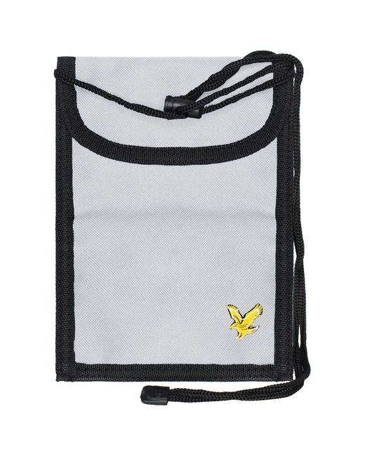 Lyle & Scott Black Adjustable Pouch Shoulder Bag for men