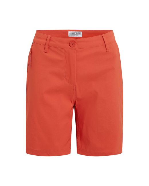 Craghoppers Red Ladies Kiwi Pro Iii Casual Shorts (Grenadine)