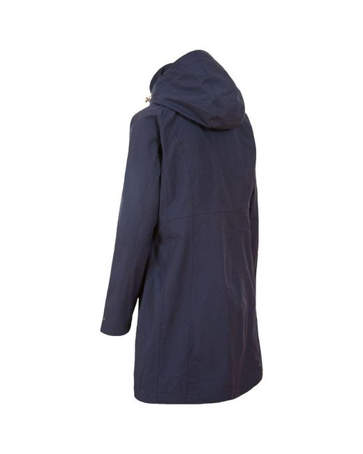 Trespass Blue Ladies Rainy Day Waterproof Jacket