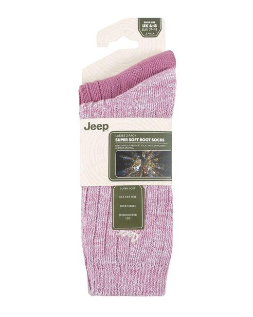 Jeep Purple Walking Boot Socks