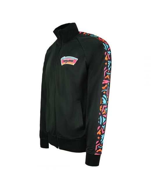 Mitchell & Ness Black Nba San Antonio Spurs Track Jacket for men