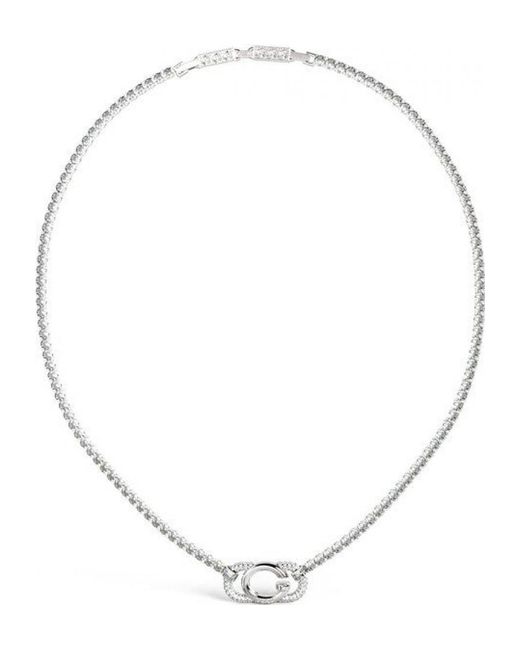 Guess White Jubn04506Jwrht-U Ladies Necklace