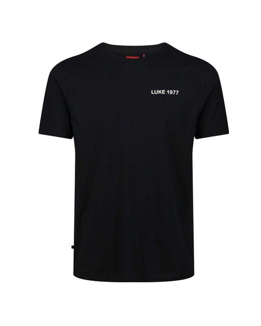 Luke 1977 Volwassen Grivola Rug T-shirt Met Opdruk (zwart) in het Black