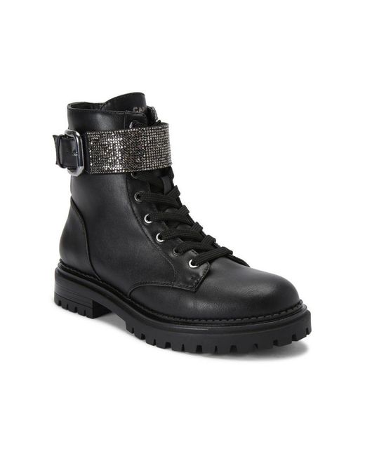 Carvela Kurt Geiger Black Glisten Ankle Boots