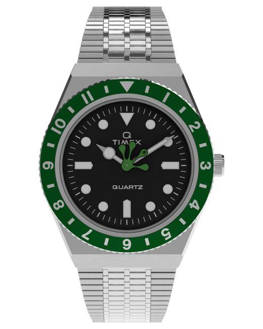 Timex Green Seconde/Seconde Watch Tw2Y48100 Stainless Steel