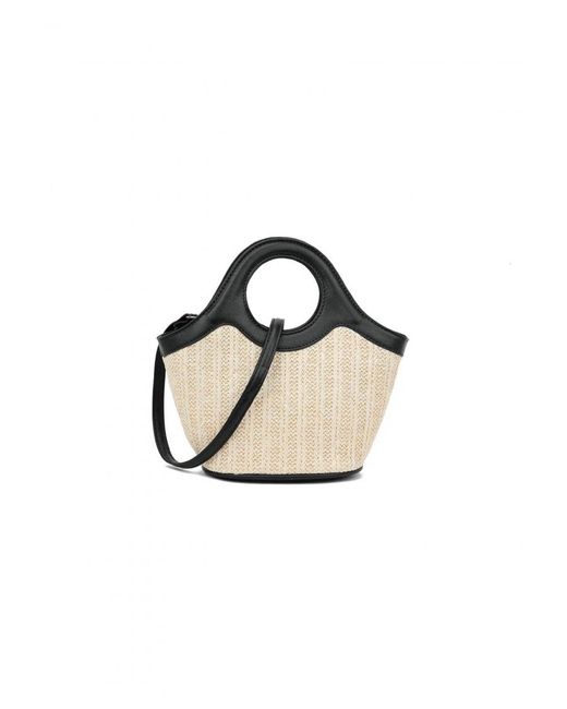 Where's That From White 'Shutter' Small Top Handle Bucket Bag