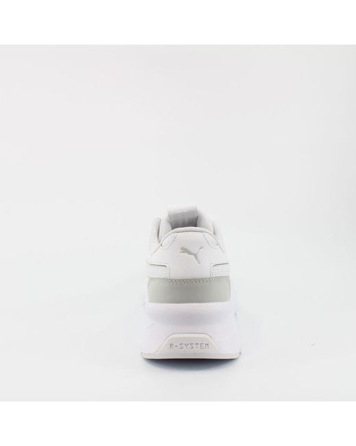 PUMA White Rs 2.0 Base Synthetic Lace Up Trainers 374012 02 for men
