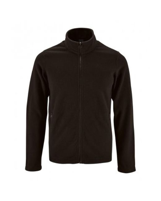 Sol's Black Norman Fleece Jacket for men