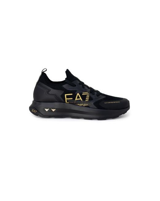 EA7 Black Emporio Armani Altura Knit Trainers for men