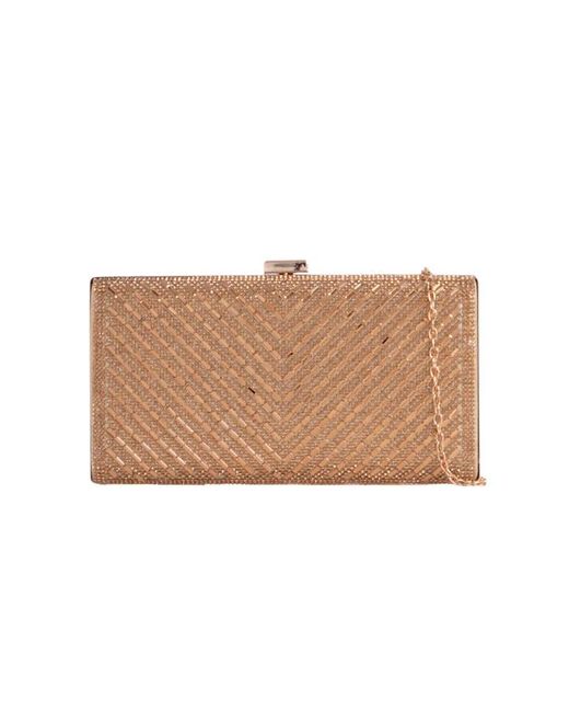 SVNX Metallic Embellished Boxy Clutch
