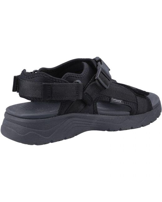 Cotswold Black Buckland Sandal Summer for men