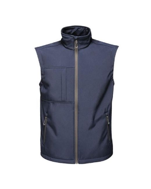 Regatta Blue Octagon Ii Printable Soft Shell Bodywarmer /Seal) for men