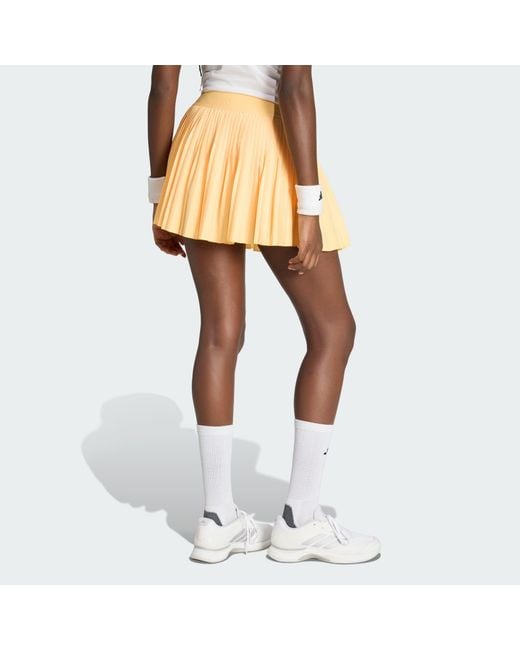 Adidas Originals White Club Pleated Skirt