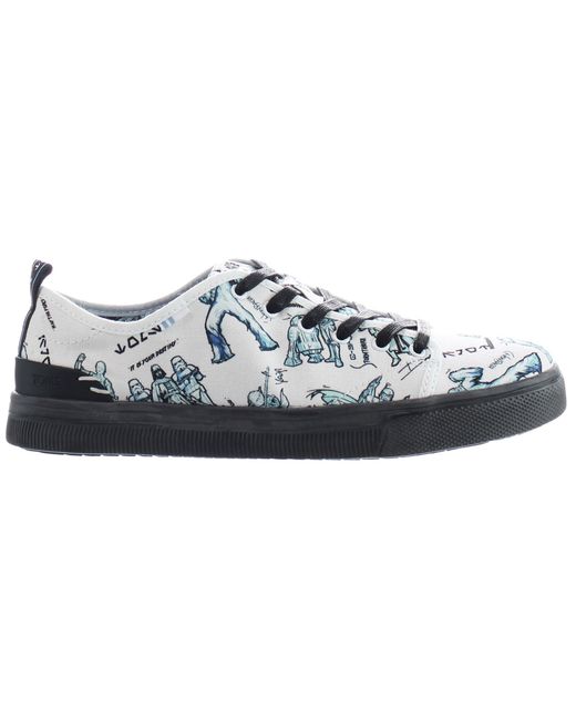 TOMS Blue Trvl Lite Low Star Wars Plimsolls Textile