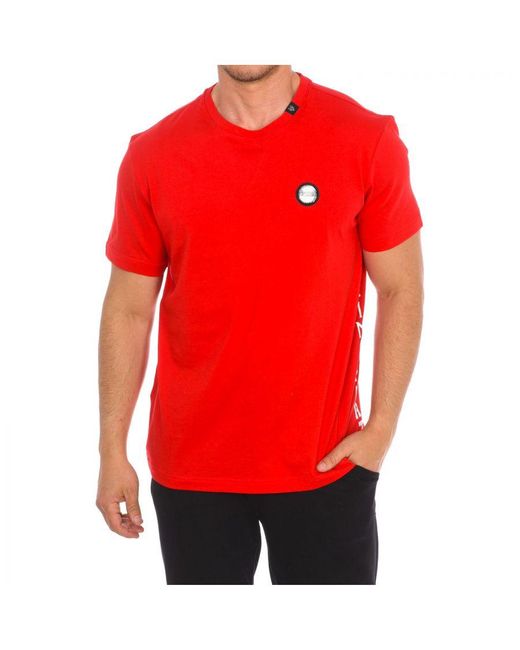Philipp Plein Red Tips401 Short Sleeve T-Shirt for men