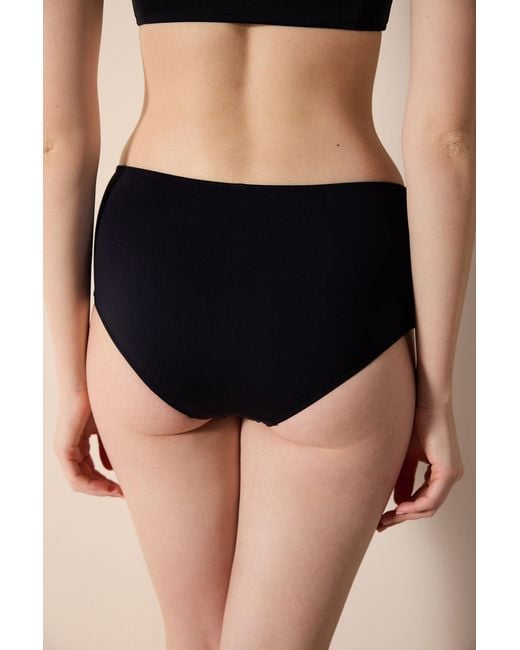 Penti Black High-Waist Hipster Bikini Bottoms