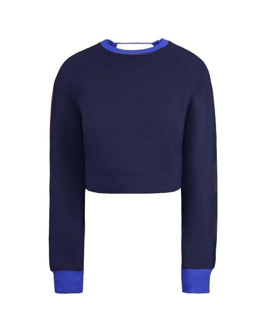 PUMA Blue X Rihanna Fenty Laced Sweatshirt Pullover 577290 02 Cotton