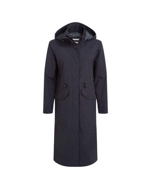Craghoppers Blue Ladies National Trust Saxifrage Waterproof Jacket (Dark Sapphire)