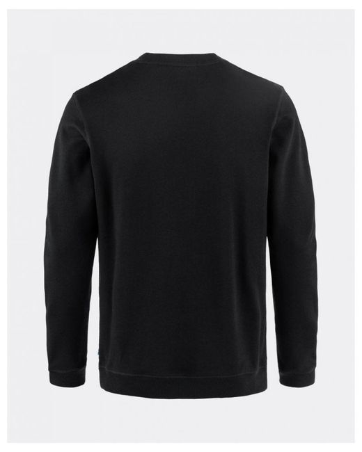 Fjallraven Black 1960 Logo Badge Sweatshirt for men