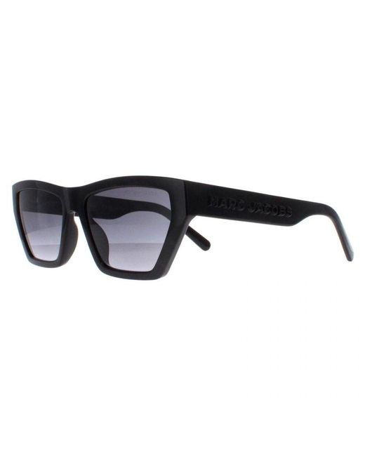 Marc Jacobs Black Cat Eye Shiny Dark Gradient 657/S