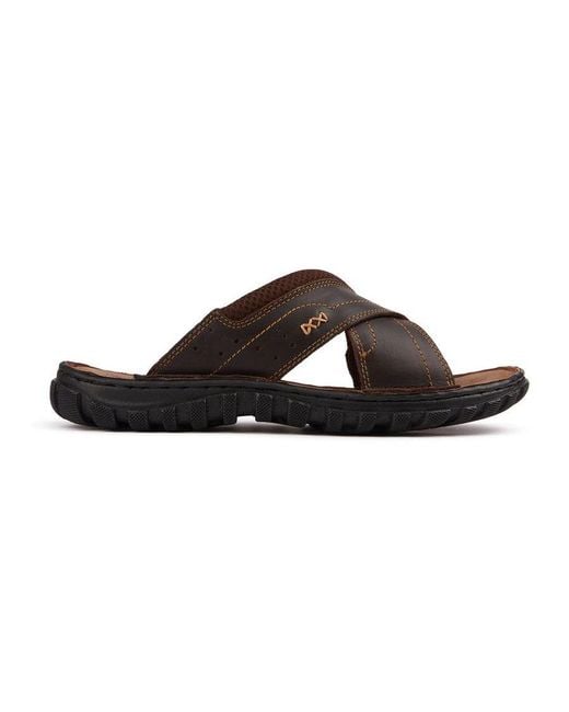 Lotus Brown Mikey Sandals for men