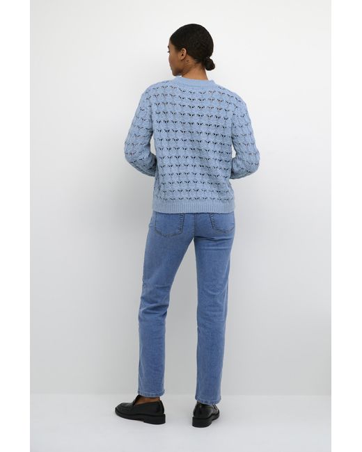 Kaffe Pullover Regular Fit in het Blue