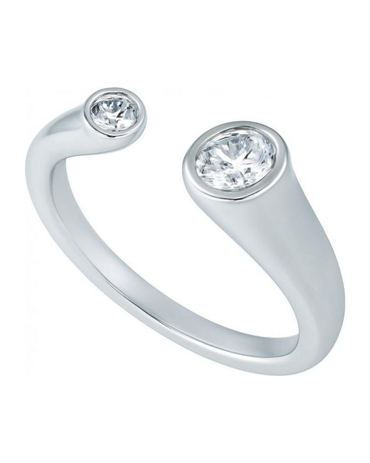 Diamonfire White 6117711582165 Ladies Ring Sterling