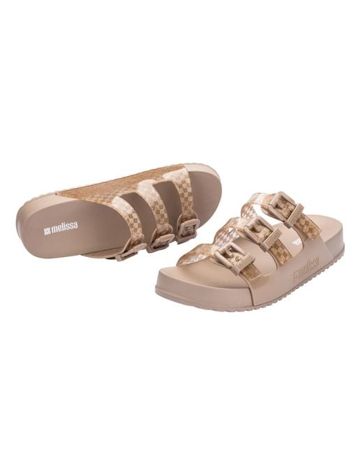 Melissa Pink Cozy Stripes Slip On Shoes