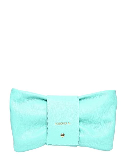 Roberta M Blue Tiffany Rindsledertasche