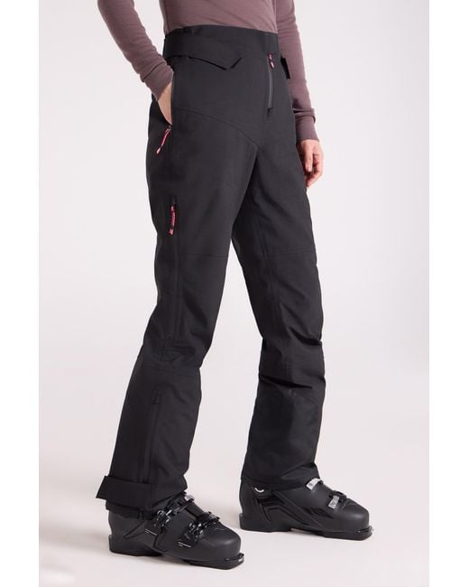 Mountain Warehouse Black 'Cortina Extreme' Ski Pants Waterproof 3 Layer Shell Snowproof Trousers