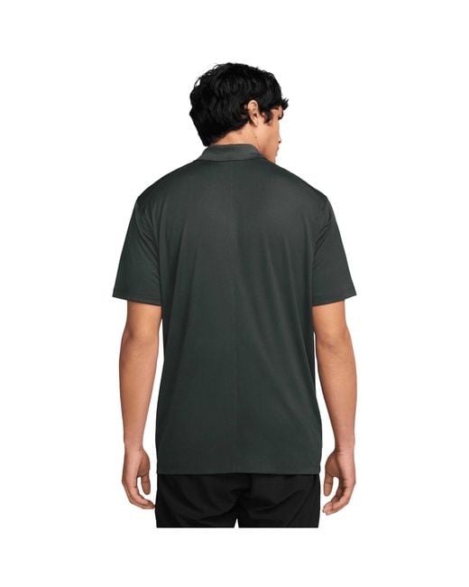 Nike Green Victory Solid Polo Shirt (Forest Night/ for men