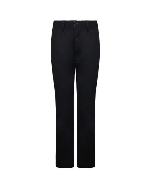 Vans Black Off The Wall Regular Fit Trousers Cotton for men