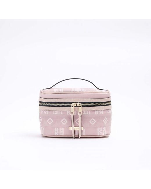 River Island Pink Make Up Bag Ombre Ri Vanity