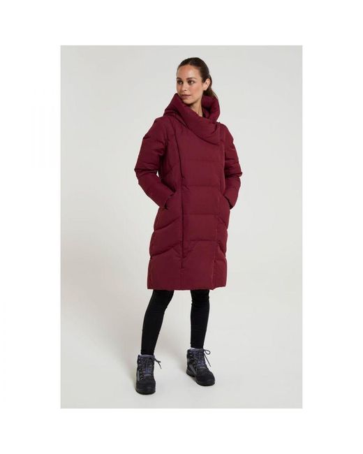 Mountain Warehouse Red Ladies Cosy Extreme Ii Wrap Down Jacket ()