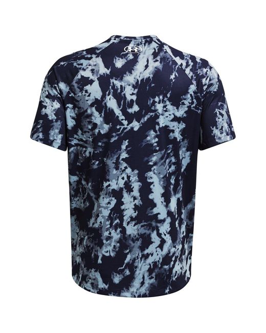 Under Armour Blue Tech Camo T-Shirt for men