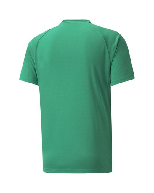 PUMA Green Teamvision Jersey T-Shirt for men