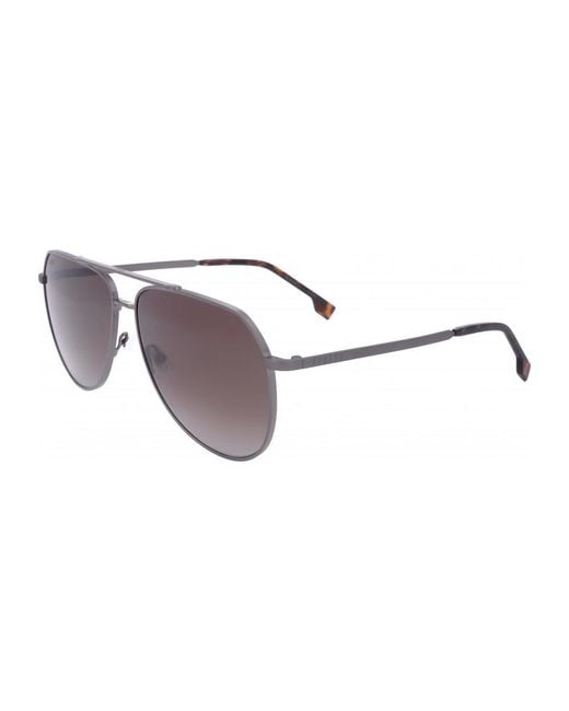 Boss Brown Hugo 61Mm Dark Ruthenium Sunglasses 1447Os-0Kj1-86 for men