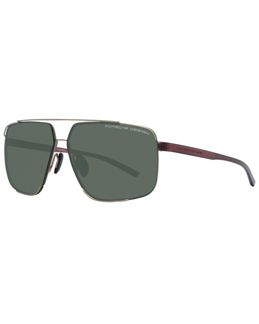 Porsche Design Green Sunglasses P8681 B Light Stainless Steel for men