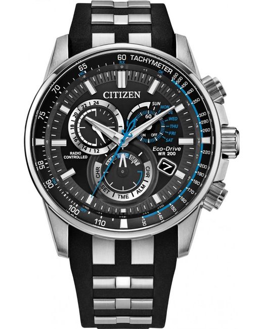 Citizen Black Cb5970-02H Perpetual Eco Drive Watch for men