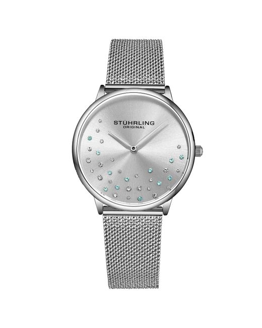 Stuhrling Gray Symphony Quartz 38Mm