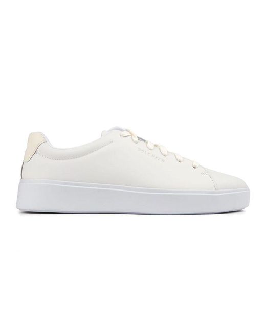 Cole Haan White Grand Crosscourt Traveler Trainers for men