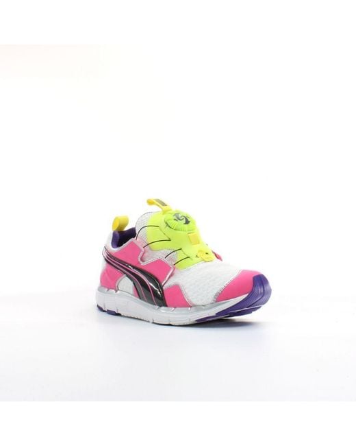 PUMA Pink Faas Future Disc Ltwt 2.0 Textile Trainers 357371 10 for men
