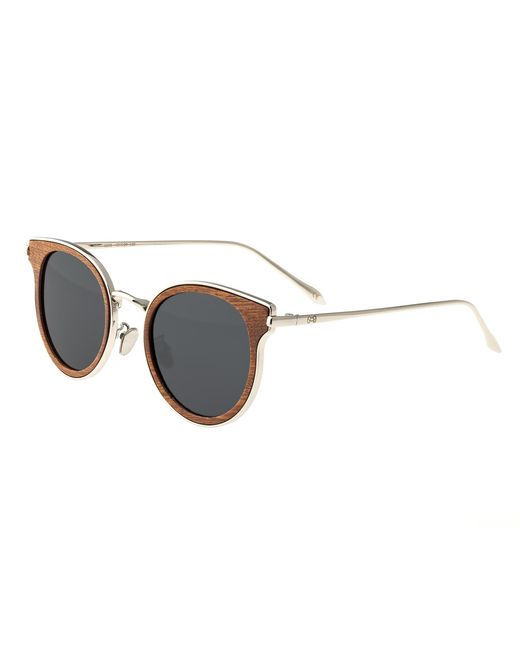 Earth Wood Brown Derawan Polarized Sunglasses
