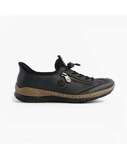 Rieker Black N3267-54 Nikita Bungee Lace Shoes