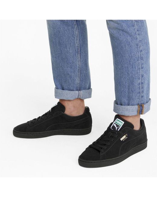 PUMA Black Suede Classic Xxi Sneakers