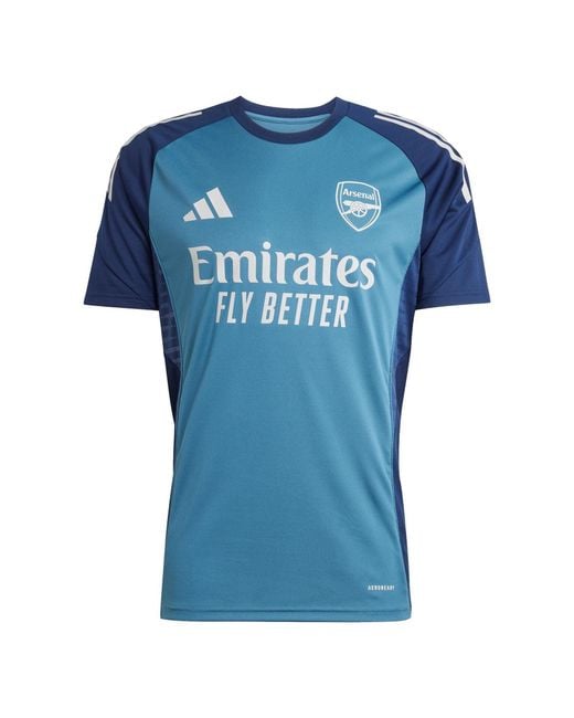 Adidas Blue Arsenal Tiro 25 Competition Training Shirt Adults for men