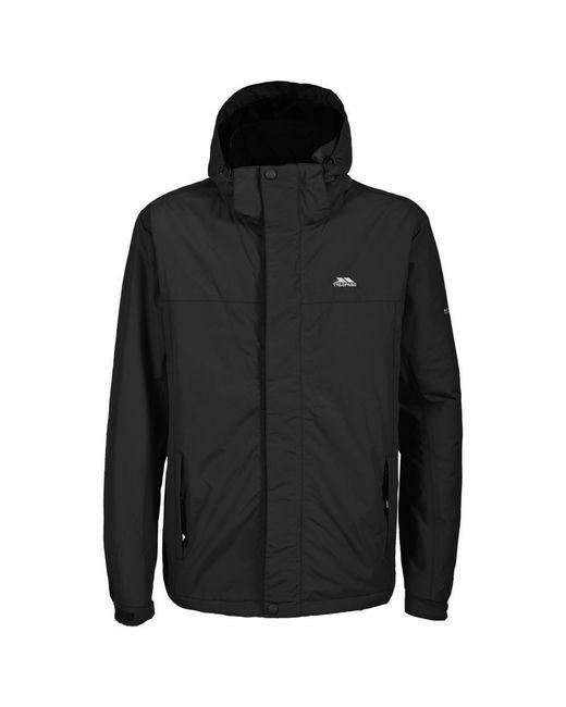 Trespass Black Donelly Waterproof Padded Jacket for men