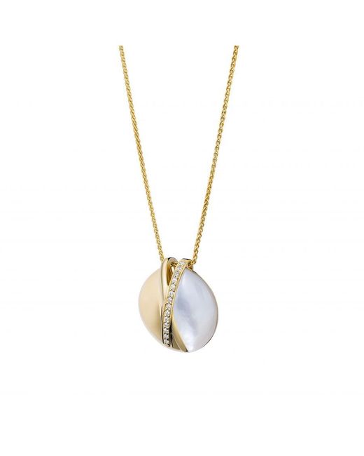 Orphelia Metallic 'Moragene' 925 Sterling Chain With Pendant