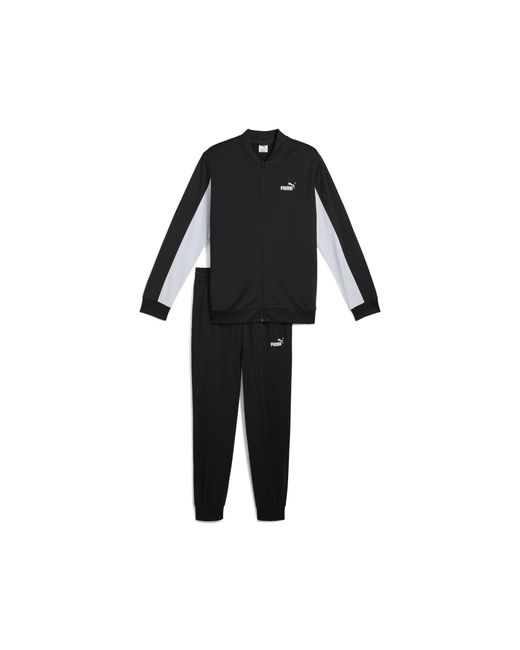 PUMA Black Poly Baseball-Inspired Suit for men